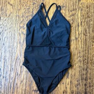 Five Dancewear Black Dance Leotard